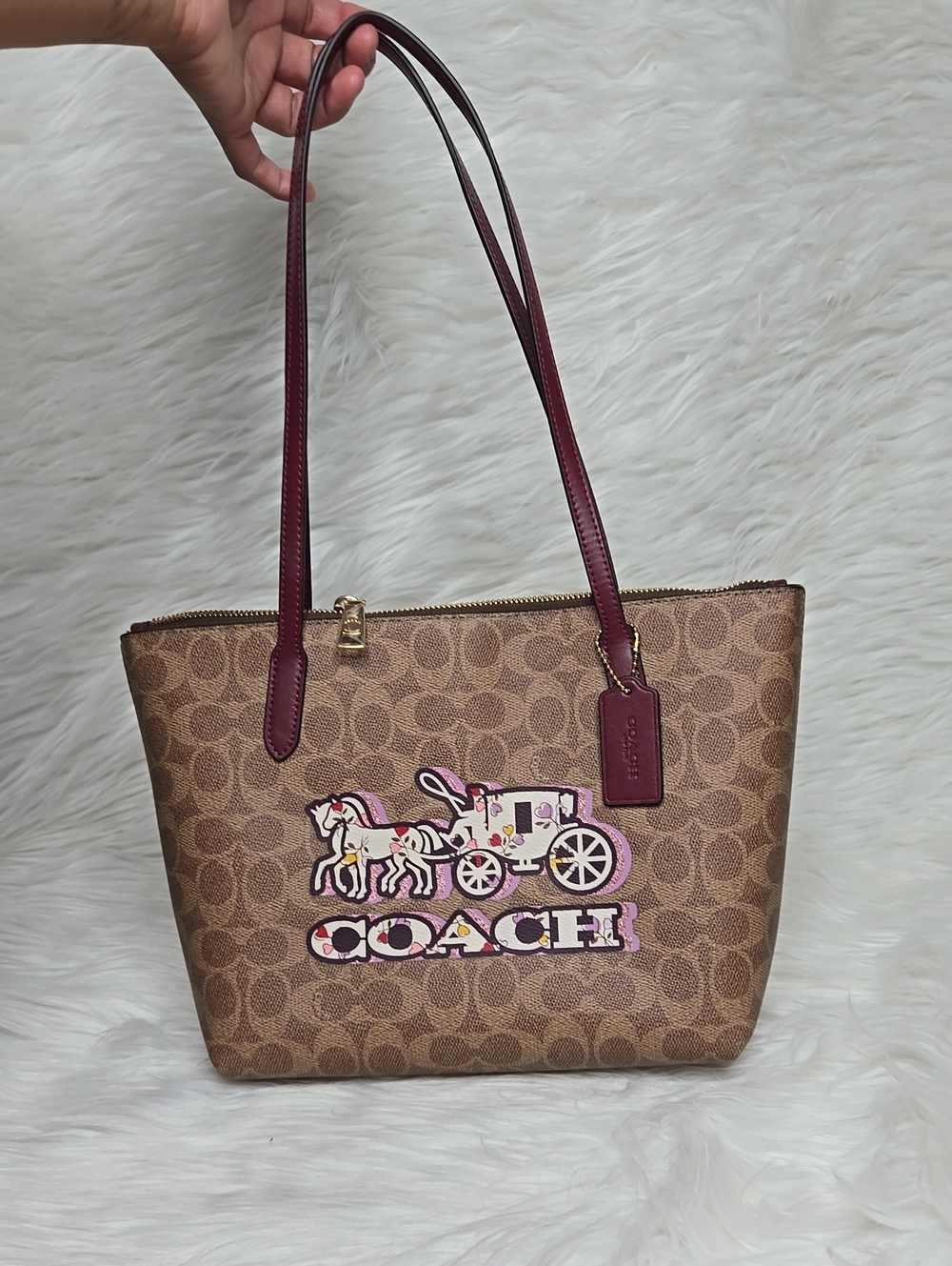 Coach Fiona Zip Tote Bag